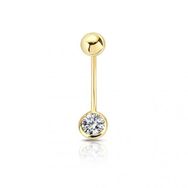 0.15 ct Pırlanta Göbek Piercing