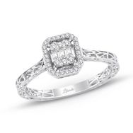 0.17 ct Modern Tasarım Baget Pırlanta Yüzük