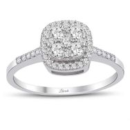 0.55 ct Pırlanta Coronet Yüzük