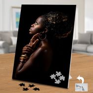 02073 Siyahi Manken 240 Parça Puzzle Yapboz
