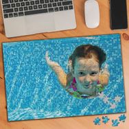 024675 Yüzme Sporu Tatlı Yüzücü 240 Parça Puzzle Yapboz
