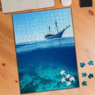 024867 Denizaltı ve Deniz Üstü Görünüm 240 Parça Puzzle Yapboz