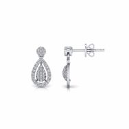 0,30 Karat Pırlantalı Küpe
