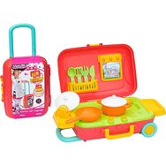 03479 Minnie Mouse Mutfak Set Bavulum