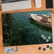 050 Deniz ÜStünde Tekne 240 Parça Puzzle Yapboz Tablo