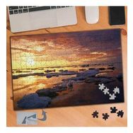 054 Göle Yansıyan Gün Batımı 240 Parça Puzzle Yapboz Tablo