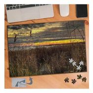 065 Uzun Sararmış Otlar Manzara 240 Parça Puzzle Yapboz Tablo