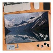 078 Sisli Dağ Doğa Manzarası 240 Parça Puzzle Yapboz Tablo