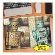 0794 Nostajik Robot Oyuncaklar Fotoğrafı 240 Parça Puzzle Yapboz