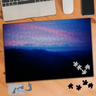 087 Doğanın Mavi Büyüsü Manzara 240 Parça Puzzle Yapboz Tablo