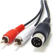 1.5 Metre 7 Pin Din Rca Kablo