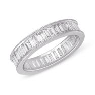 1.59 ct Modern Tasarım Tamtur Baget Pırlanta Yüzük