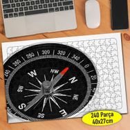 10 Analogic Compass Pusula 240 Parça Puzzle Yapboz