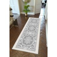 10 Post Online Kaymaz Kesme İnce Dijital Baskı Gri 70x220 cm Yolluk