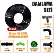 100 Metre Damla Sulama Sıstemı Damlama Borusu Ve Ek Parcaları Bahce Agac Fıdan Sebze Sulama Ekıpmanları Damlama Hortumu