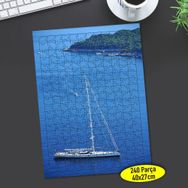 100062184 Deniz Ortasında Yelkenli Tekne 240 Parça Puzzle Yapboz
