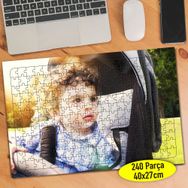 101074515 Parkta Sevimli Bebek 240 Parça Puzzle Yapboz