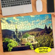 101194488 Toskana İtalya Üzüm Şarabı 240 Parça Puzzle Yapboz