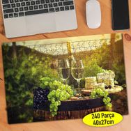 101512117 Toskana İtalya Üzüm Şarabı 240 Parça Puzzle Yapboz