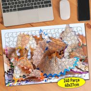 101549638 Boya Kalemleri Kabukları 240 Parça Puzzle Yapboz