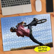 103920 Maceracı Dağ Bisikletçisi Sporcu 240 Parça Puzzle Yapboz