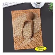 105369788 Beyaz Pirinç Taneleri 240 Parça Puzzle Yapboz