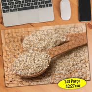 105369829 Tahta Kaşıkta Buğday Yiyecek 240 Parça Puzzle Yapboz