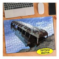 109002745 Terk Edilmiş Eski Hurda Araba 240 Parça Puzzle Yapboz