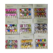 10'lu 3.5 cm 10'lu Set 12 Paket Şekilli Ahşap Mandallar