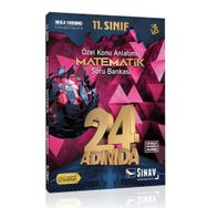 11. Sınıf Matematik 24 Adımda Özel Konu Anlatımlı Soru Bankası Sınav Dergisi Yayınları