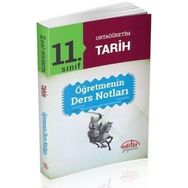 11. Sınıf Tarih Öğretmenin Ders Notları Editör Yayınları