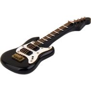 1:12 Ölçekli Siyah Elektro Gitar