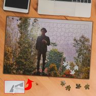 113391 Bitkilerin Arasındaki İnsan 240 Parça Puzzle Yapboz Tablo