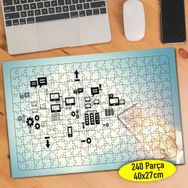 113538821 Sosyal Ağ Teknoloji Uzmanı 240 Parça Puzzle Yapboz