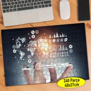 113652359 Sosyal Ağ Teknoloji Uzmanı 240 Parça Puzzle Yapboz