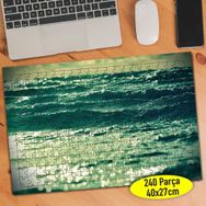 113694705 Sakin Dalgalı Deniz Manzarası 240 Parça Puzzle Yapboz