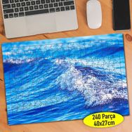 113694762 Açık Mavi Deniz Manzarası 240 Parça Puzzle Yapboz