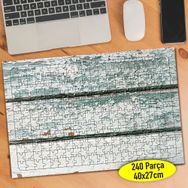 115482876 Boyası Çatlamış Tahta Dokusu 240 Parça Puzzle Yapboz