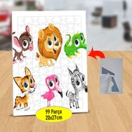 1196361 Küçük Tatlı Hayvanlar 99 Parça Puzzle Yapboz Tablo