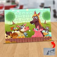 1196698 Sevimli Bakan Hayvanlar 99 Parça Puzzle Yapboz Tablo