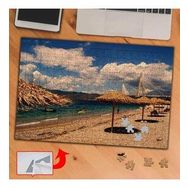 1197567 Kumsalda Hasır Şemsiyeler 240 Parça Puzzle Yapboz Tablo