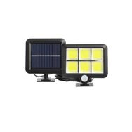120 Cob Led Solar Panel Güneş Enerjili Bahçe 3 Mod Duvar Lambası