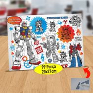 1223 Yapay Zeka Güçlü Robotlar 99 Parça Puzzle Yapboz Tablo