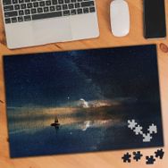 12650 Gökyüzü Yansımalı Gece Bulutlar 240 Parça Puzzle Yapboz