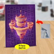 12687 Uzay Boşluğunda Uzay Mekiği 99 Parça Puzzle Yapboz Tablo