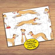 127PZ Koşan Güzel Köpek Çocuklara Özel Puzzle Yapboz Tablo