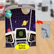 1282743 Uzay Mekiğinden Gezegenler 99 Parça Puzzle Yapboz Tablo