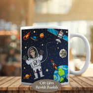 1284-4755 Selam Veren Astronot Kupa Bardak