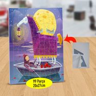 12849936 Tekneden Işık Tutan Zürafa 99 Parça Puzzle Yapboz Tablo