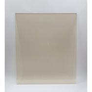 13 x 16.2 Yüksek Isıya Dayanıklı Şömine Kuzine Soba Camı 4 mm - Seramik Cam (Bal Rengi, Şeffaf)